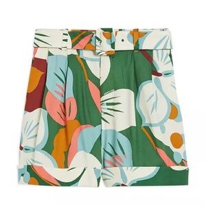 Ted Baker Erlena Printed Belted Shorts size 2